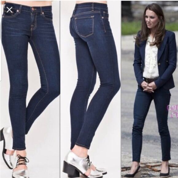 J Brand 914 The Cigarette Leg Jeans Stovepipe Slim Fit Low Rise Stretch Size 28 - Picture 1 of 16